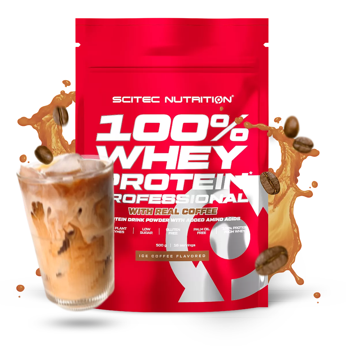 Scitec Nutrition 100% Whey Protein Professional 0,5 кг – продуктова снимка с ядки