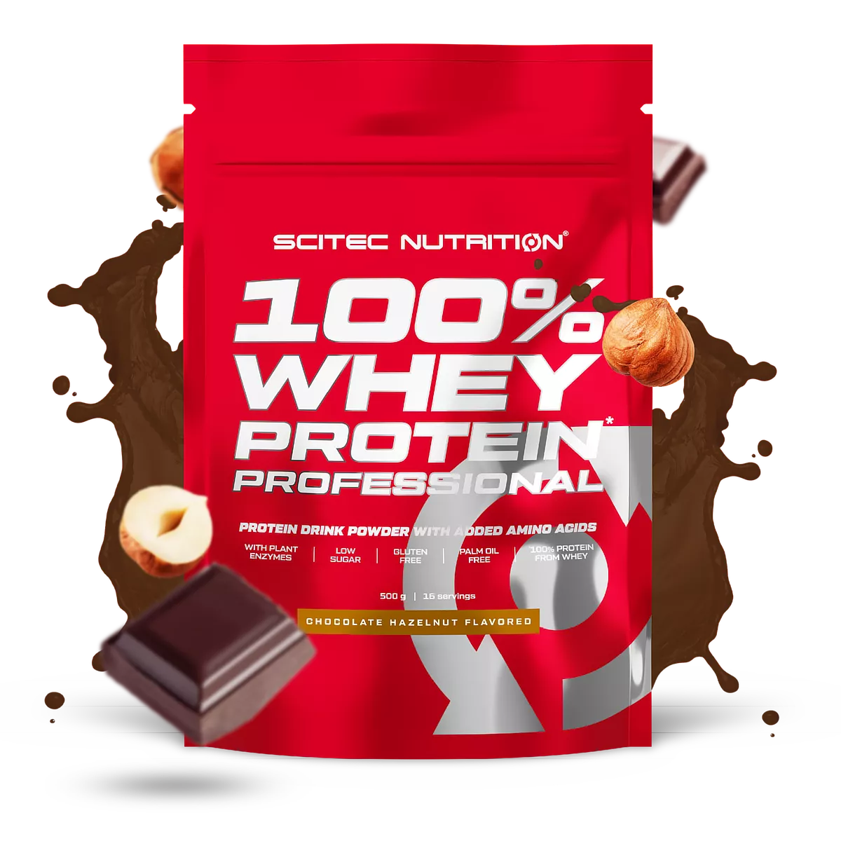 Scitec Nutrition 100% Whey Protein Professional 0,5 кг – отворена опаковка с прах