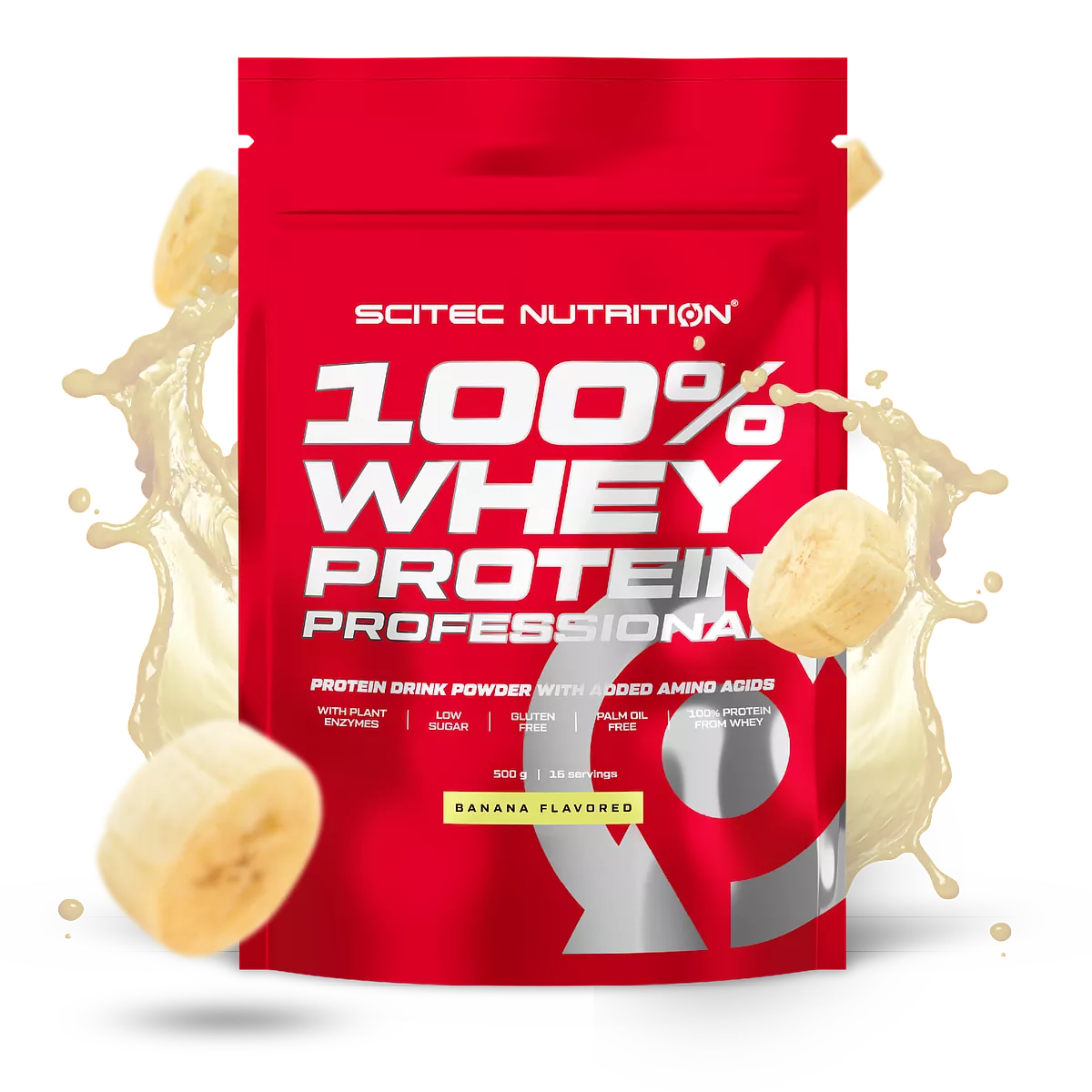 Scitec Nutrition 100% Whey Protein Professional 0,5 кг – шейкър с разтворен протеин