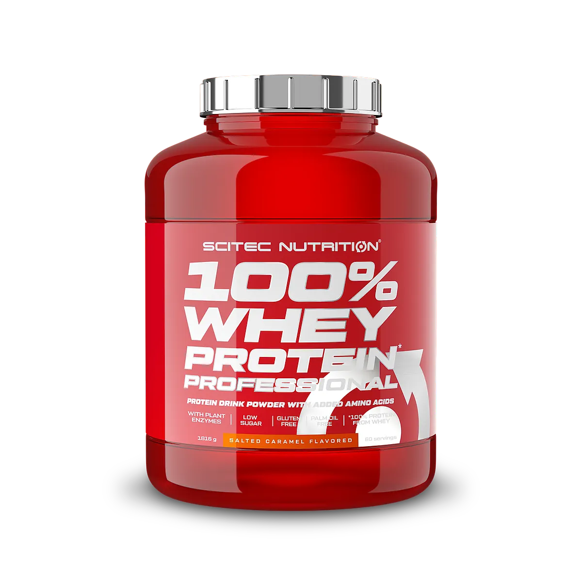 Опаковка на Scitec Nutrition 100% Whey Protein Professional - вкус Шамфъстък-Бял Шоколад