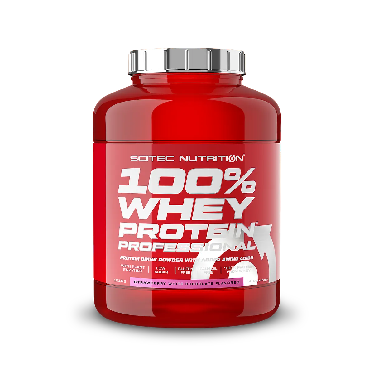Опаковка на Scitec Nutrition 100% Whey Protein Professional - вкус Ягода