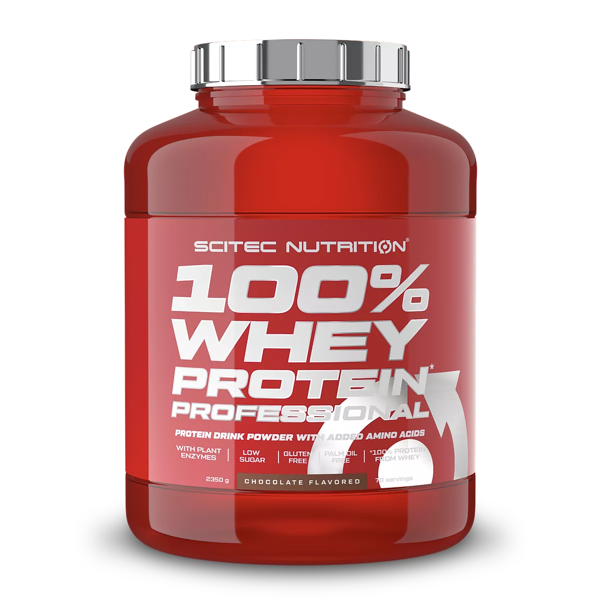 Опаковка на Scitec Nutrition 100% Whey Protein Professional с вкус на банан, 2,35 кг