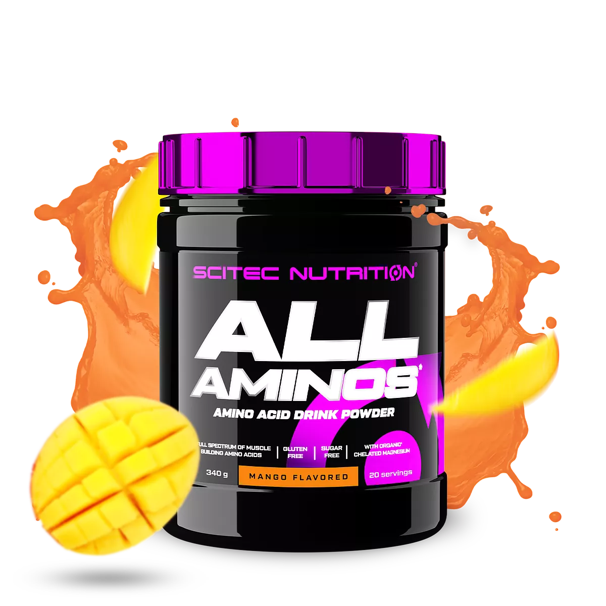 Снимка на Scitec Nutrition All Aminos в спортна среда