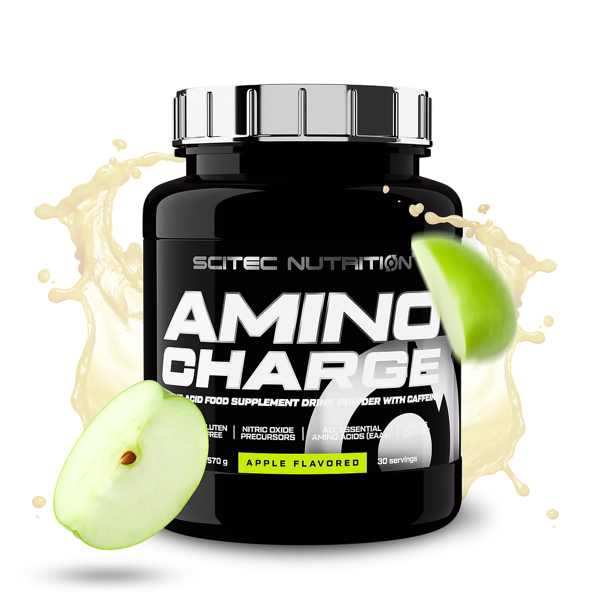 Scitec Nutrition Amino Charge 570 гр. – графика с ключови съставки