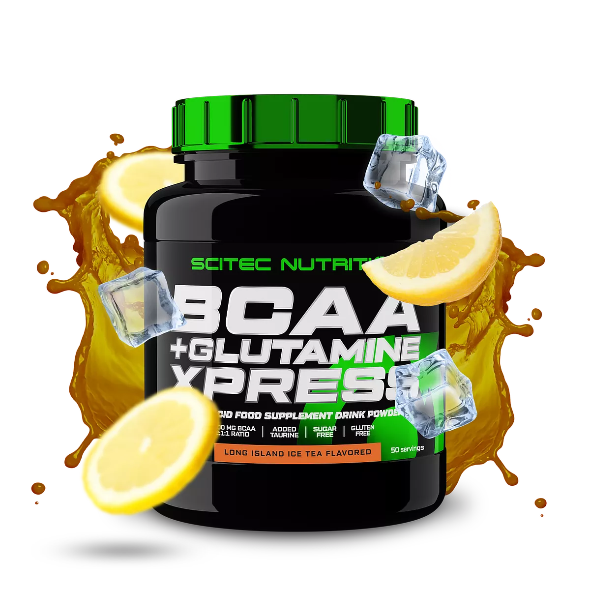 Снимка на мерителна лъжичка, използвана за дозиране на Scitec Nutrition BCAA + Glutamine Xpress