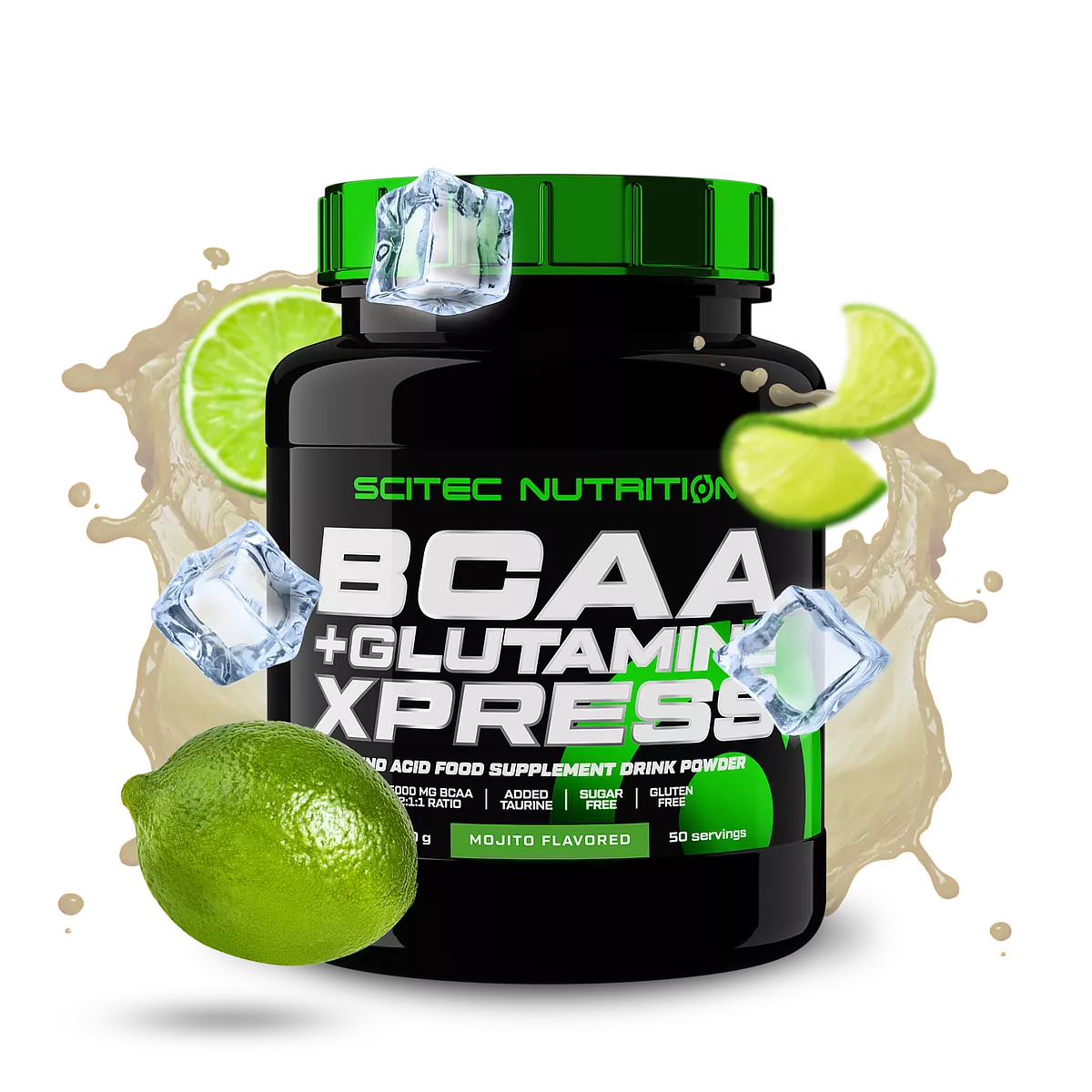 Scitec Nutrition BCAA + Glutamine Xpress (600 гр.) в спортна среда или фитнес