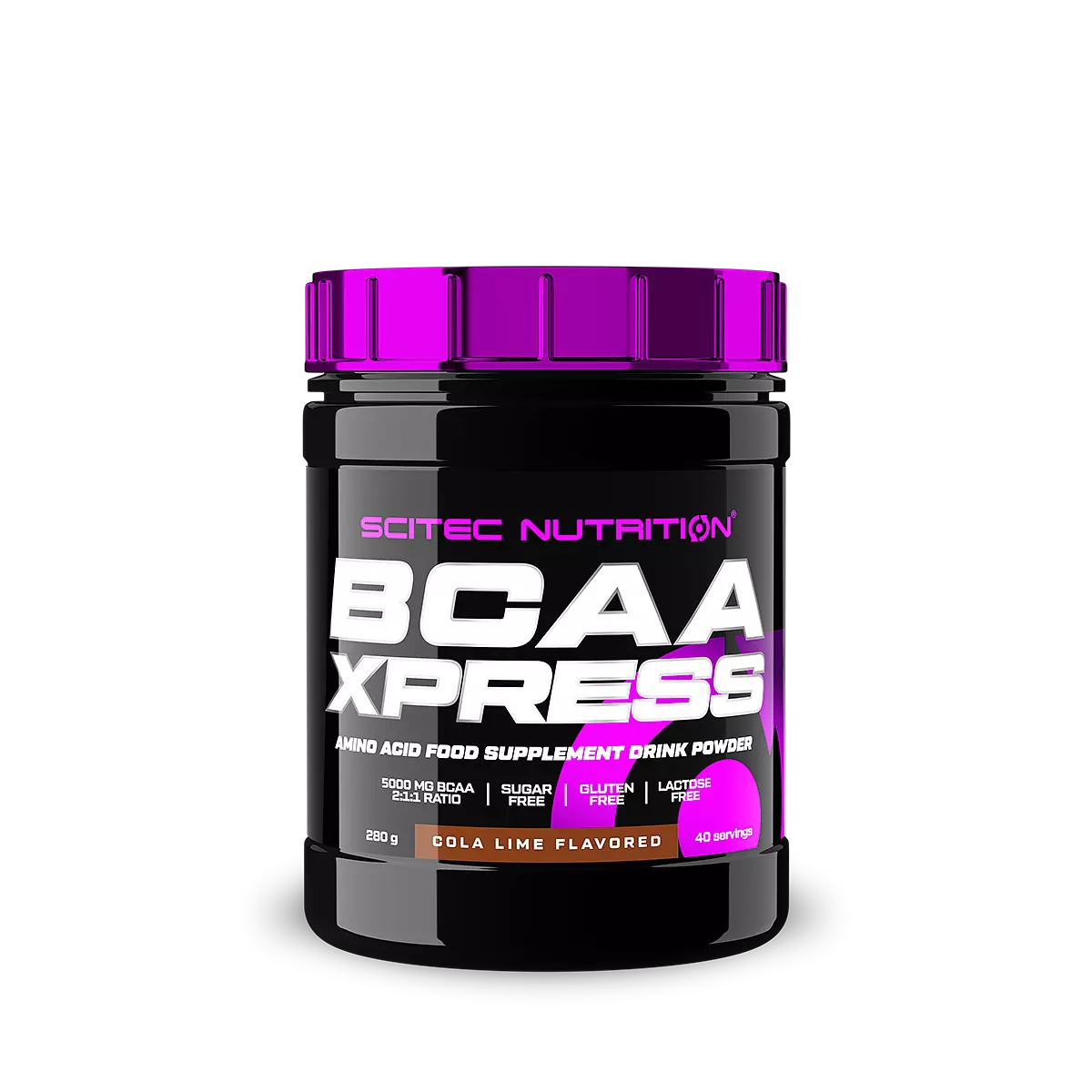 Scitec Nutrition BCAA-Xpress 280 гр. опаковка, преден изглед