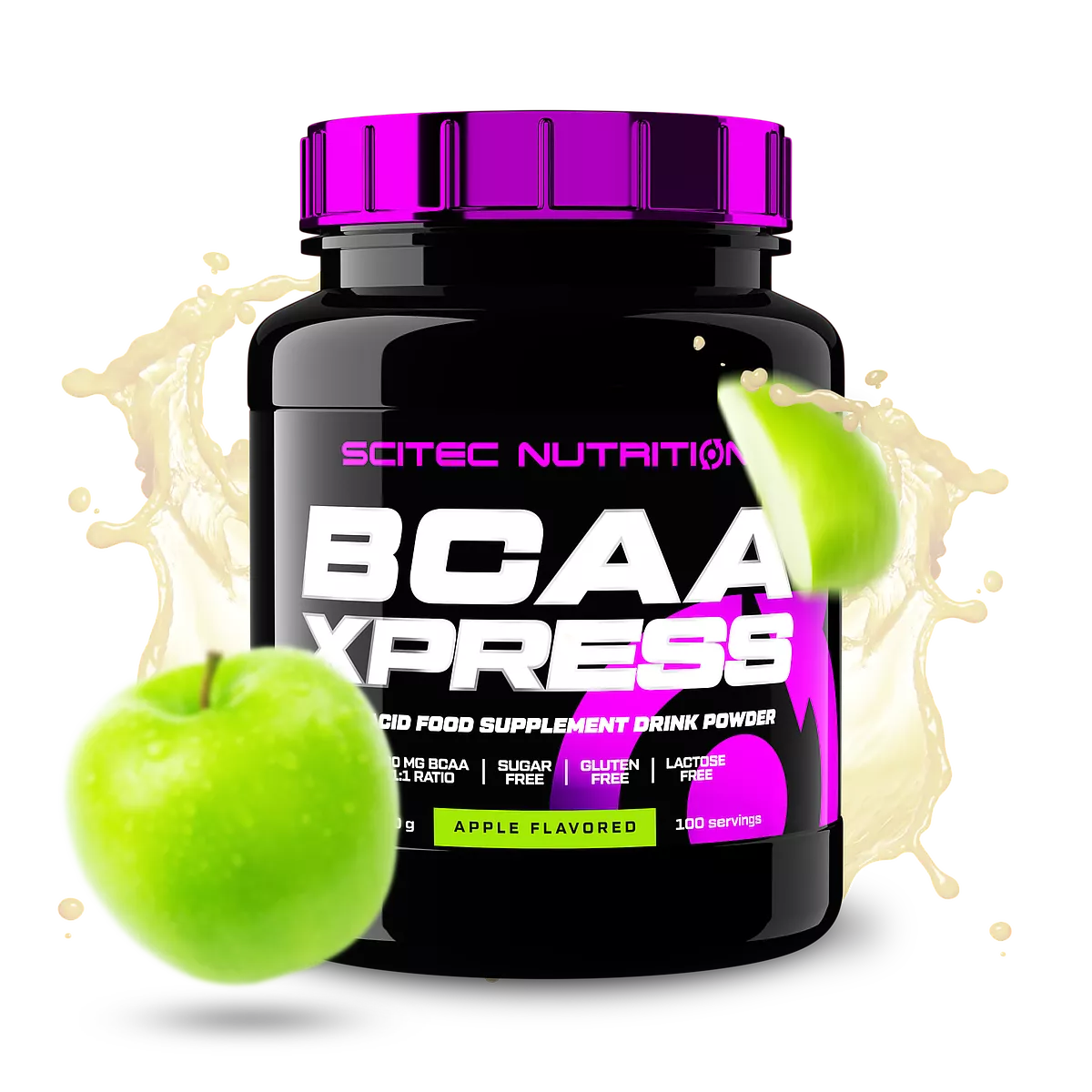 Опаковка Scitec Nutrition BCAA-Xpress 700 гр. с вкус на пъпеш