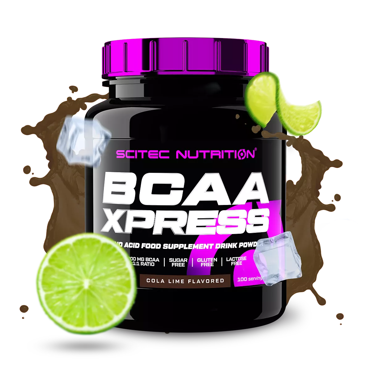 Опаковка Scitec Nutrition BCAA-Xpress 700 гр. с вкус на круша