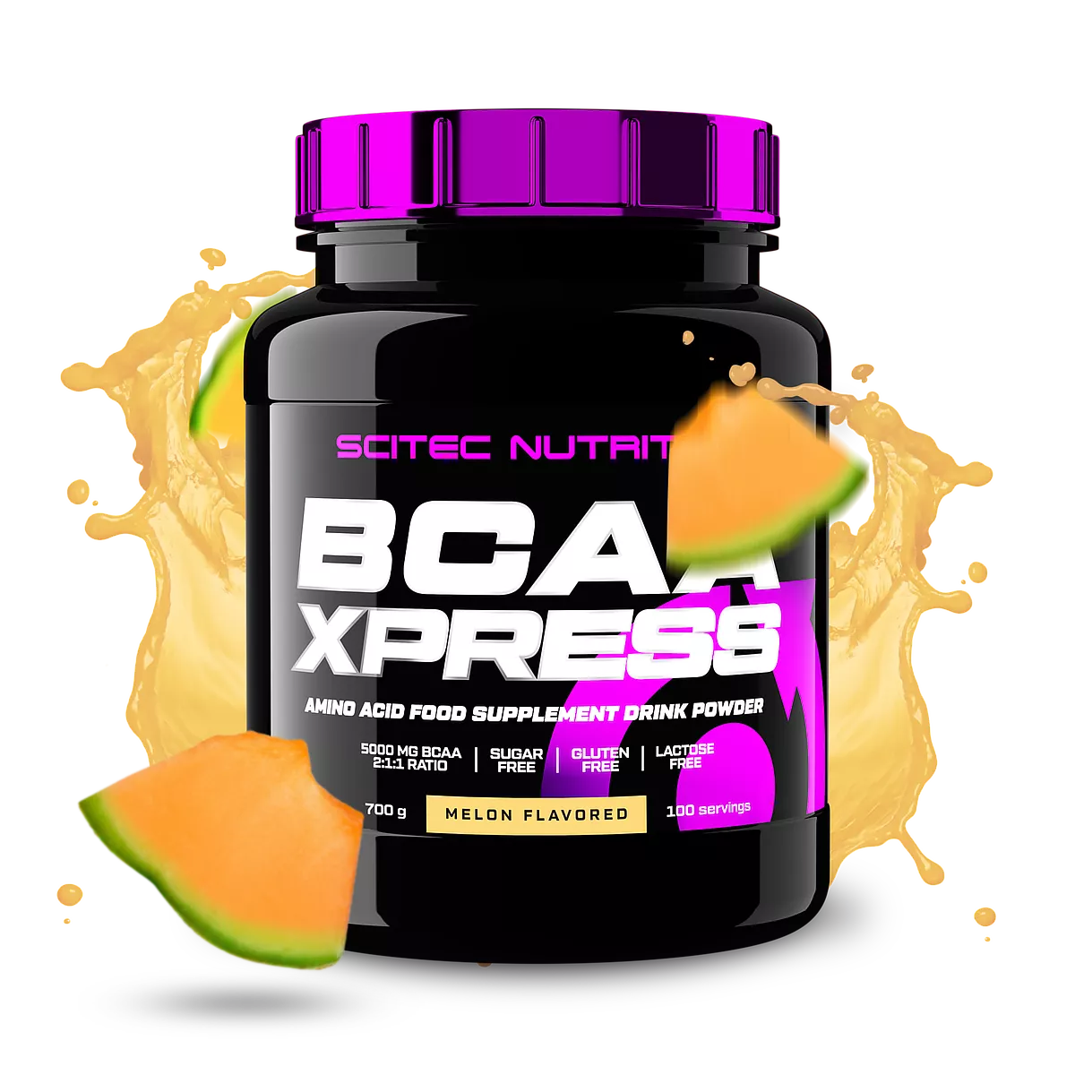Опаковка Scitec Nutrition BCAA-Xpress 700 гр. с вкус на манго