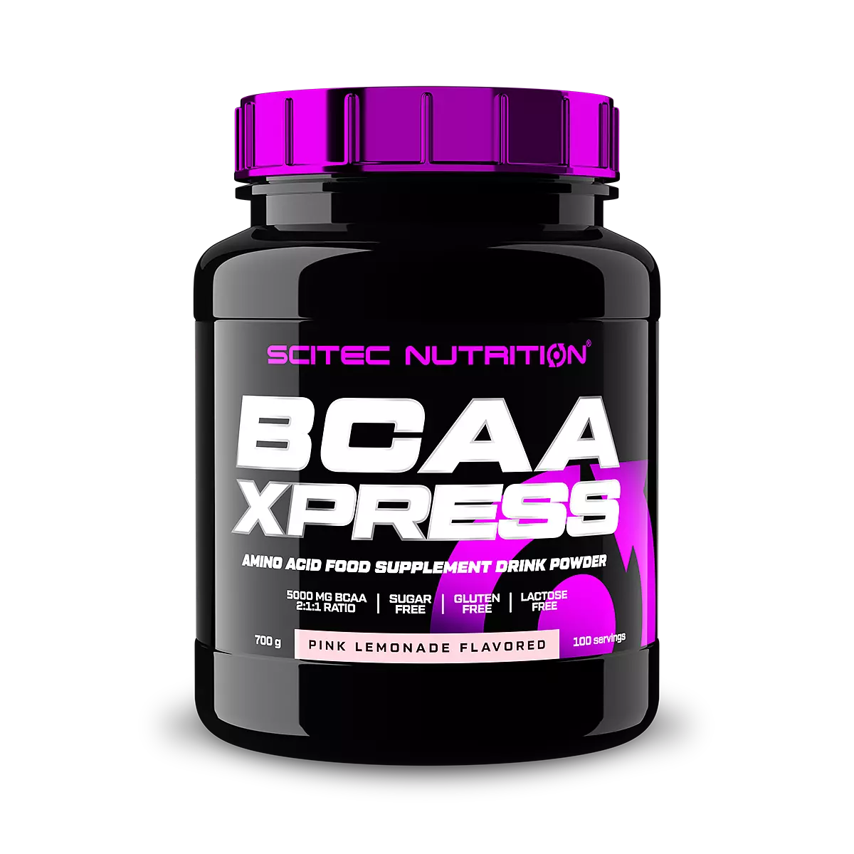 Опаковка Scitec Nutrition BCAA-Xpress 700 гр. с вкус на ябълка