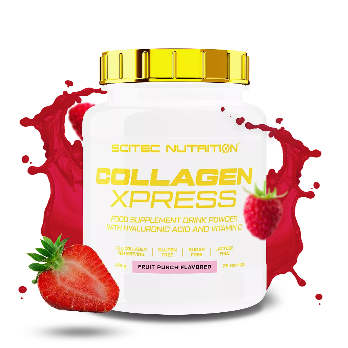 Приготвена напитка Scitec Nutrition Collagen Xpress в чаша