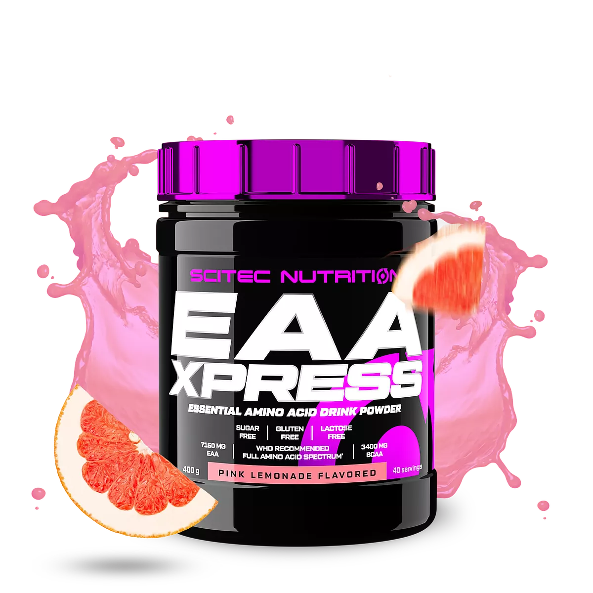 Опаковка Scitec Nutrition EAA Xpress (400 гр.) с вкус ягода-диня
