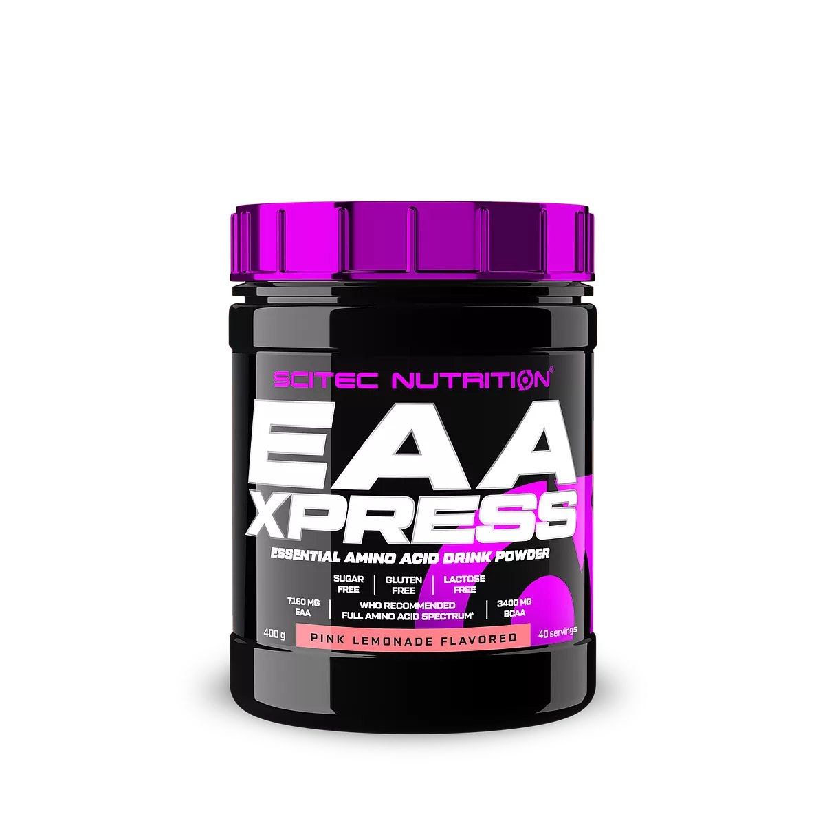 Опаковка Scitec Nutrition EAA Xpress (400 гр.) с вкус прасковен студен чай