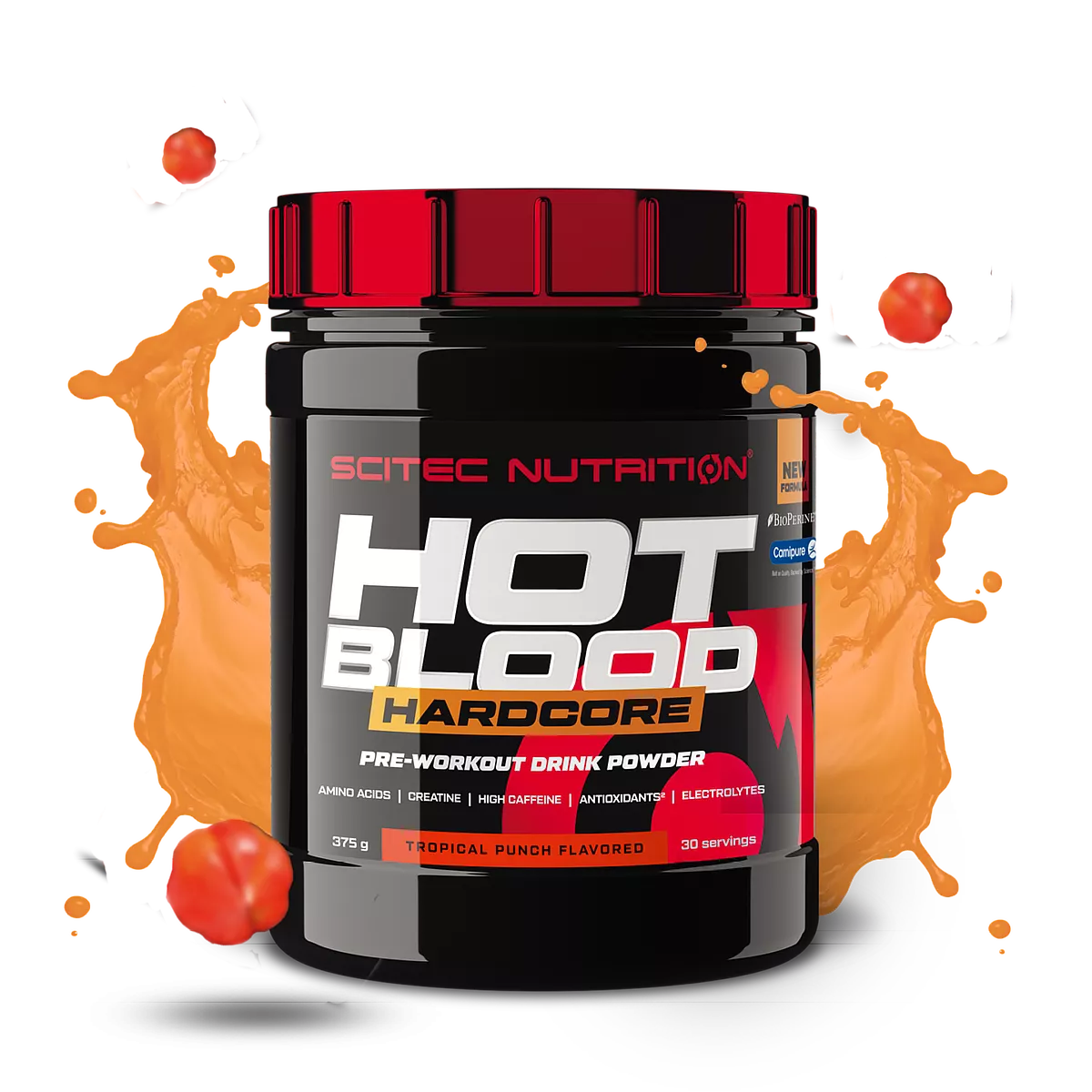 Scitec Nutrition Hot Blood Hardcore – тропически пунш вкус