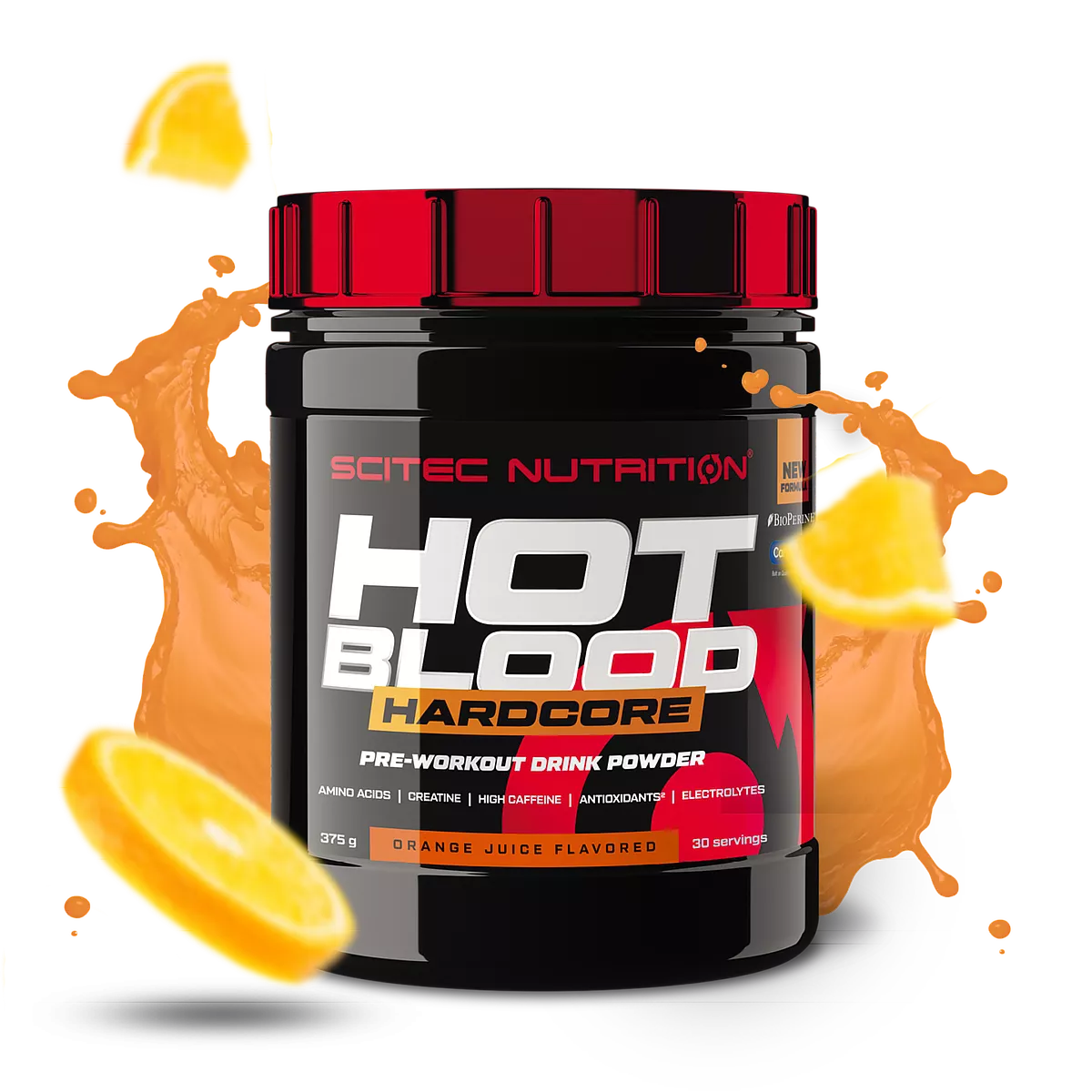 Scitec Nutrition Hot Blood Hardcore – различни вкусове, подредени