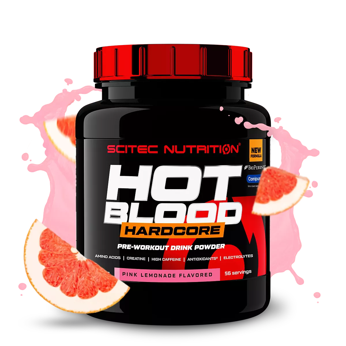 Снимка на съставките на Scitec Nutrition Hot Blood Hardcore