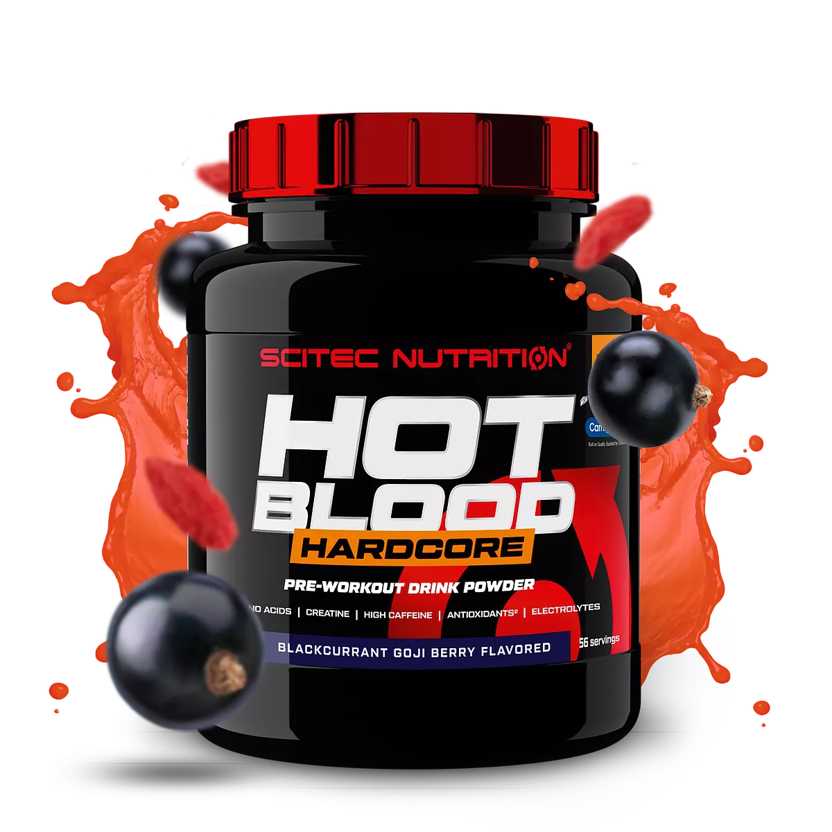Scitec Nutrition Hot Blood Hardcore - преди, по време на тренировка