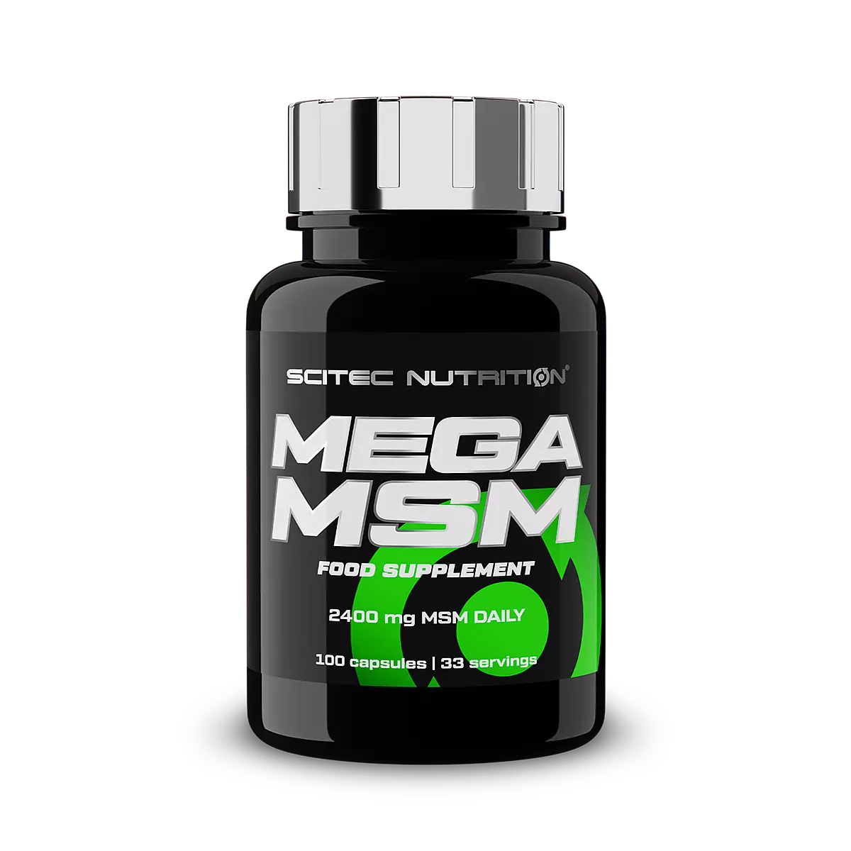 Scitec Nutrition Mega MSM (100 капсули) – опаковка