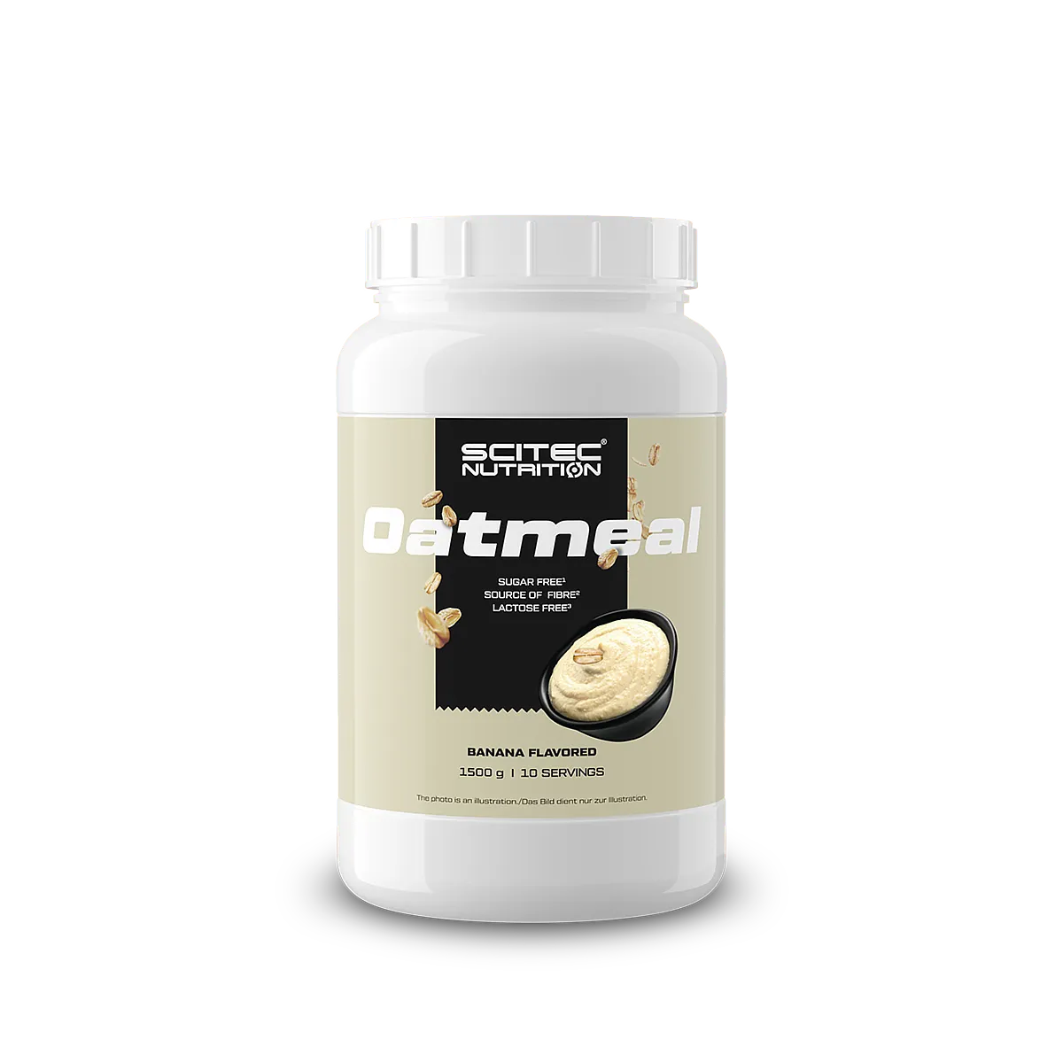 Опаковка Scitec Nutrition Oatmeal 1.5 кг с вкус Шоколадов пралин, с какао на прах и шоколадови парчета