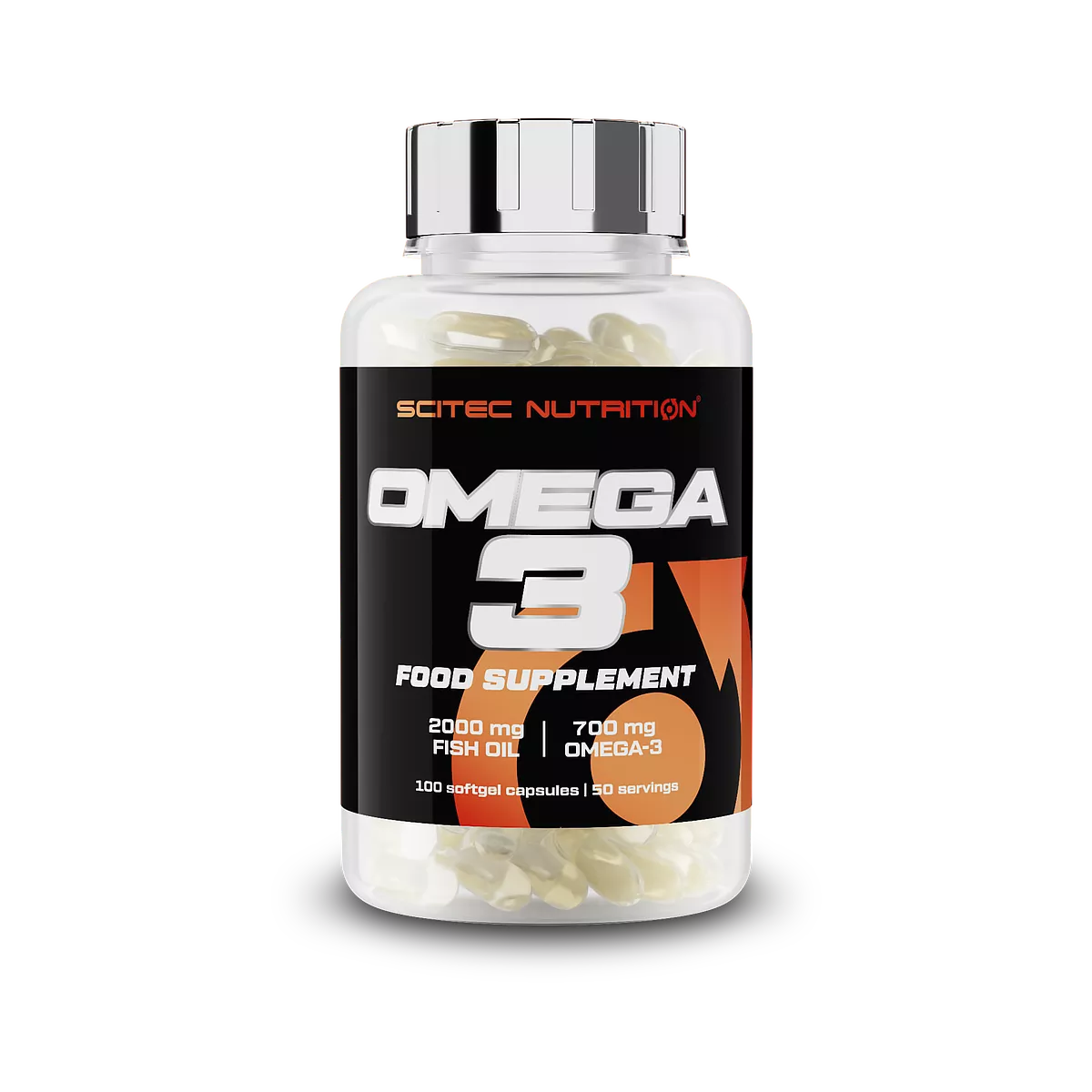 Scitec Nutrition Omega 3 опаковка отпред - 100 меки капсули