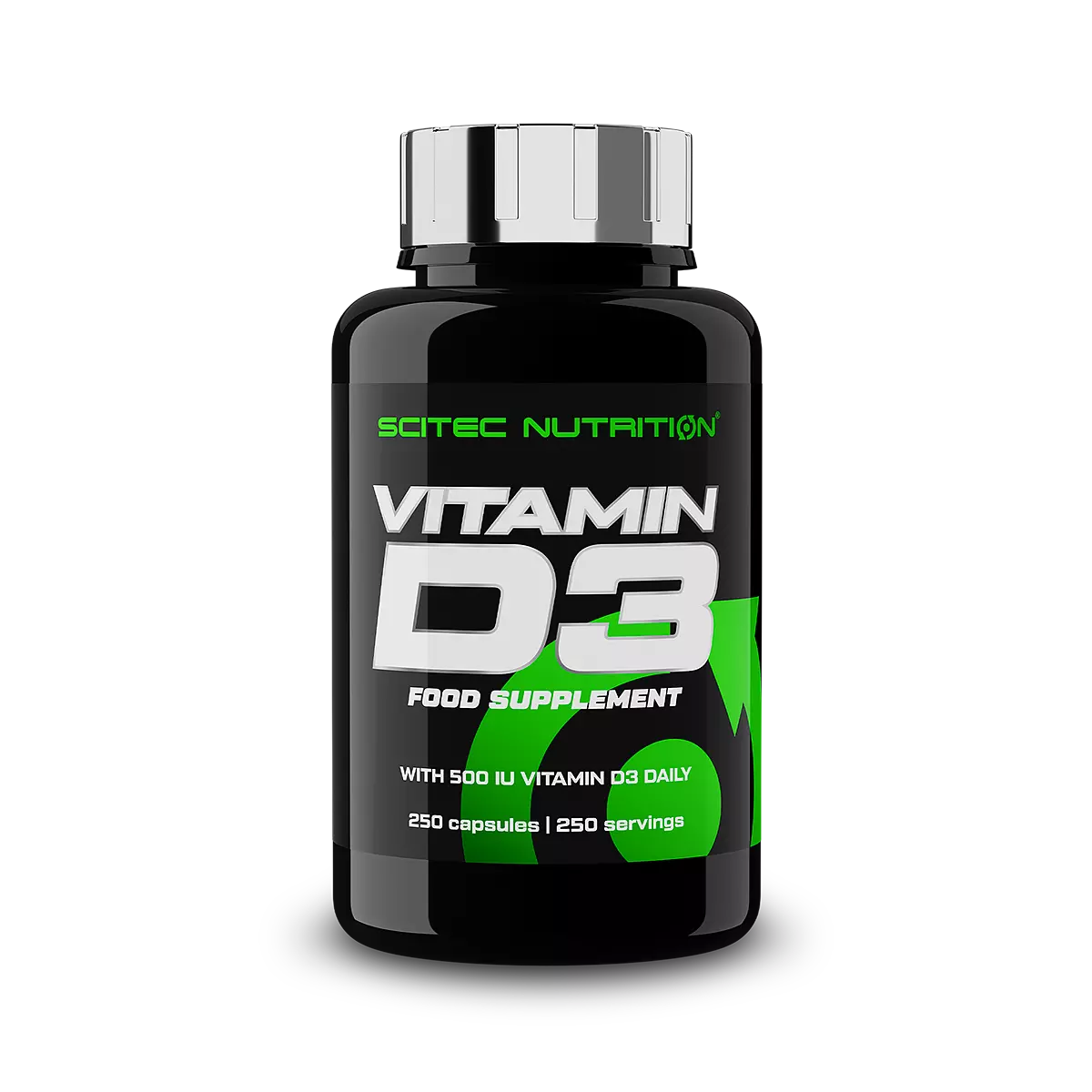 Опаковка Scitec Nutrition Vitamin D3 с 250 капсули