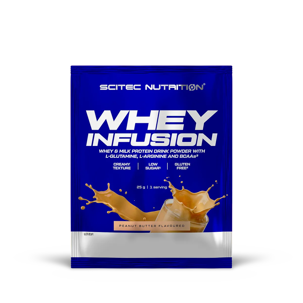 Опаковка на Scitec Nutrition Whey Infusion с вкус на ягода