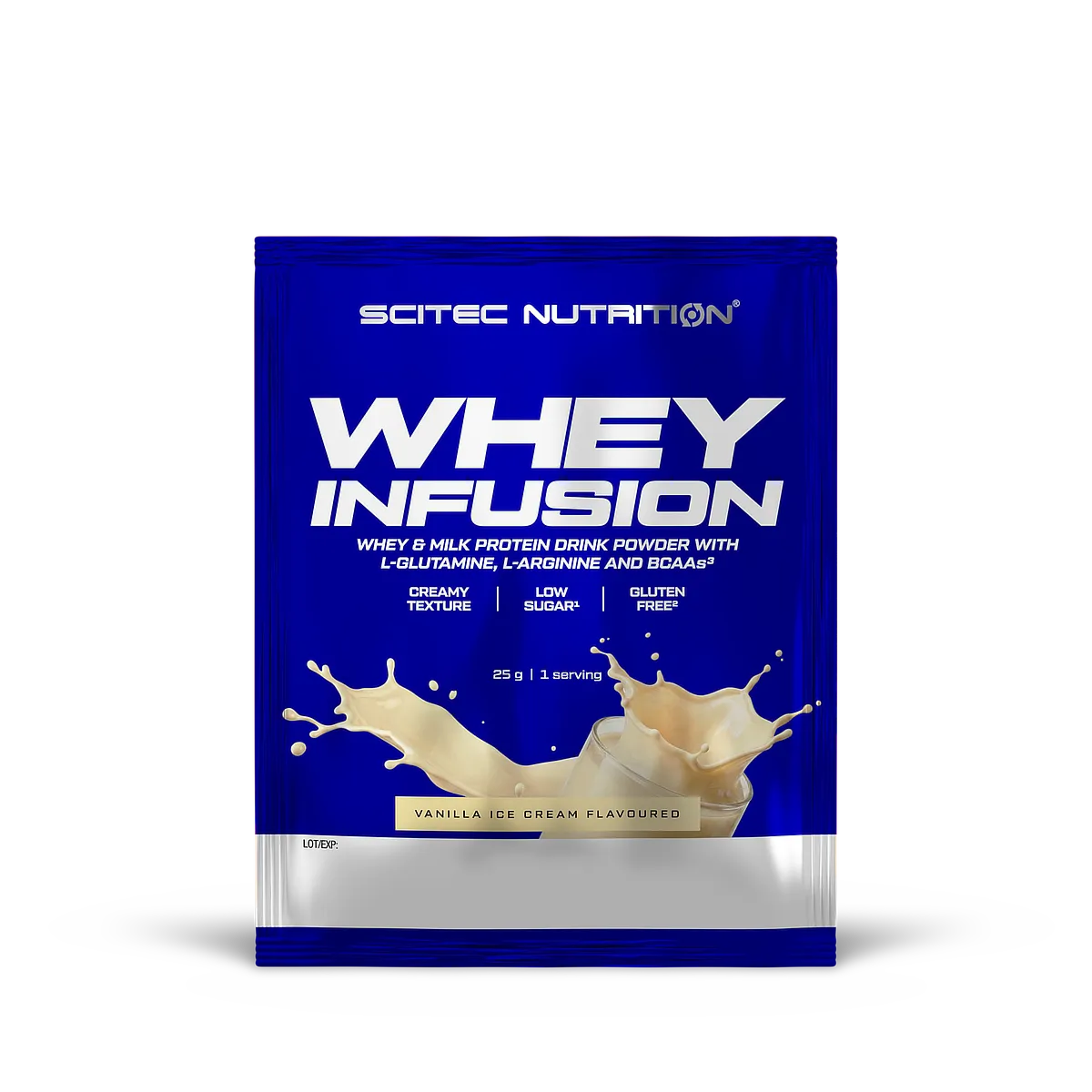 Опаковка на Scitec Nutrition Whey Infusion с вкус на фъстъчено масло