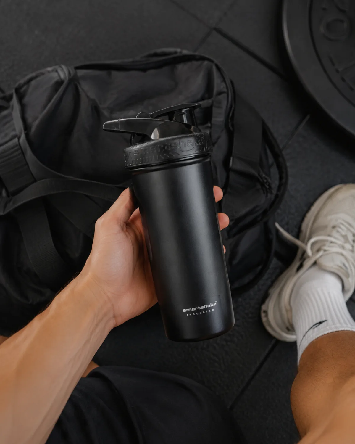 Smart Shake Insulated Steel — Черен 600 мл — снимка 2