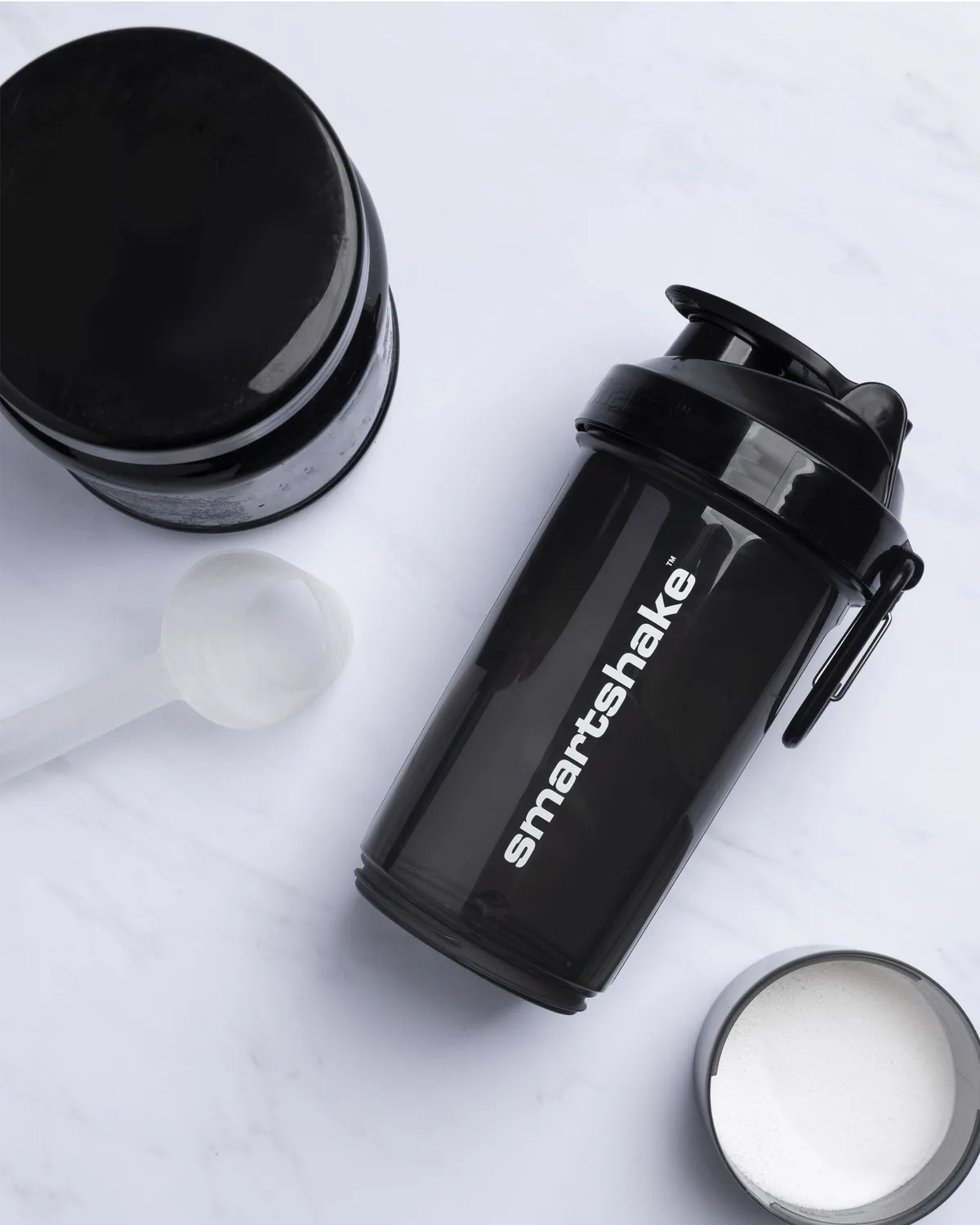 Smart Shake Original2Go ONE — Gunsmoke Black 800 мл — снимка 4