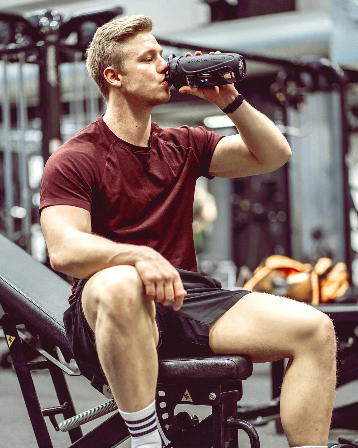 Smart Shake Reforce Glass — Черен 600 мл — снимка 3