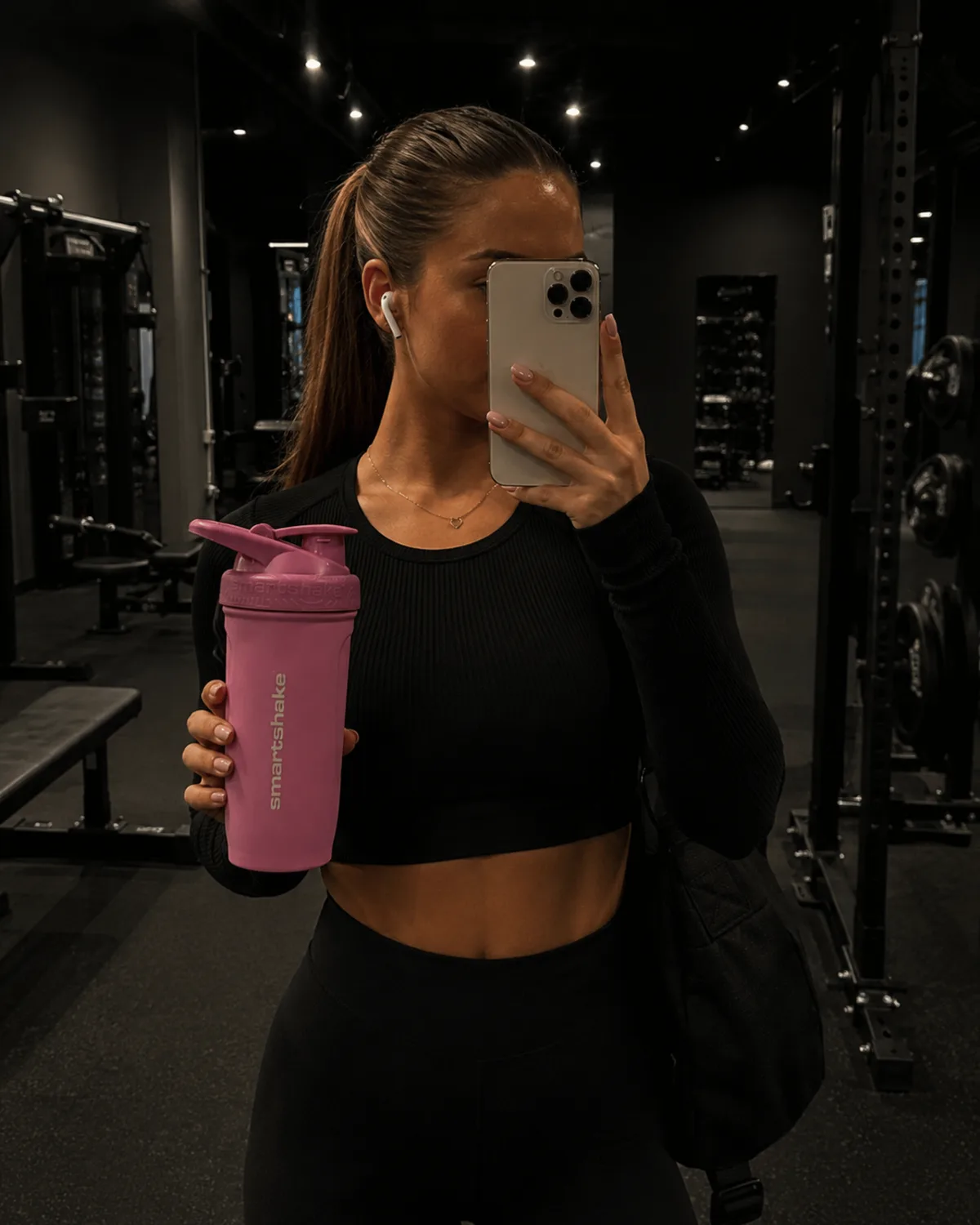Smart Shake Reforce Stainless Steel — Deep Rose 900 мл — снимка 2