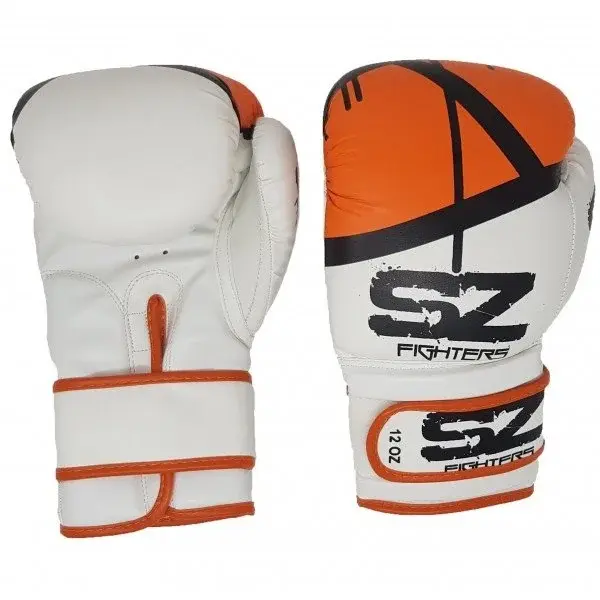 SZ Fighters – Боксови ръкавици изкуствена кожа Evo Victory – Orange лява и дясна ръкавица