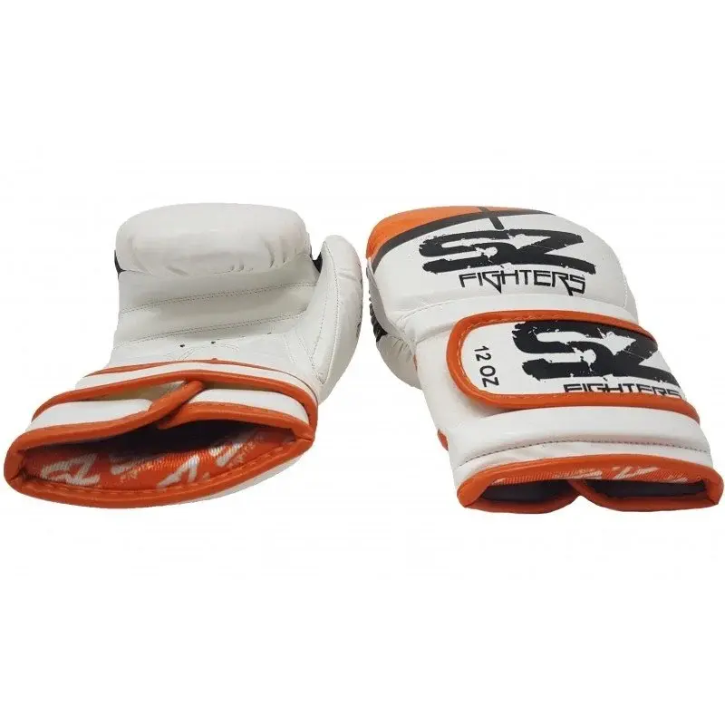 SZ Fighters – Боксови ръкавици изкуствена кожа Evo Victory – Orange отворени