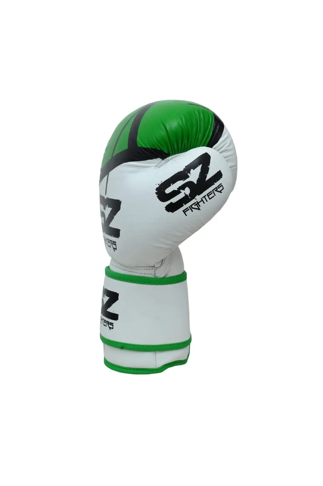 SZ Fighters – Боксови ръкавици естествена кожа Evo Victory – Green, заден изглед