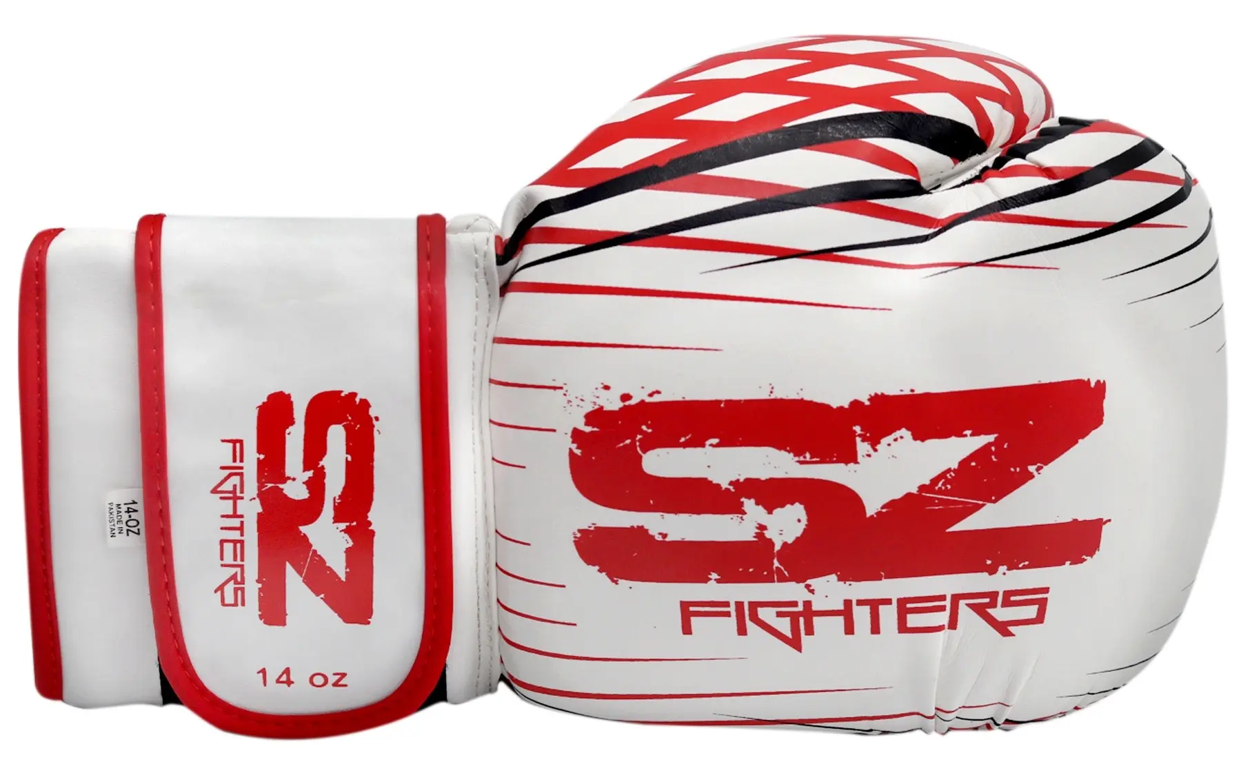 SZ Fighters – Боксови ръкавици естествена кожа – Plasma – Red
