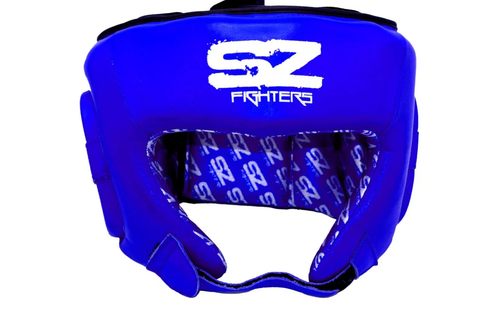 SZ Fighters – Боксова каска – Blue, преден изглед