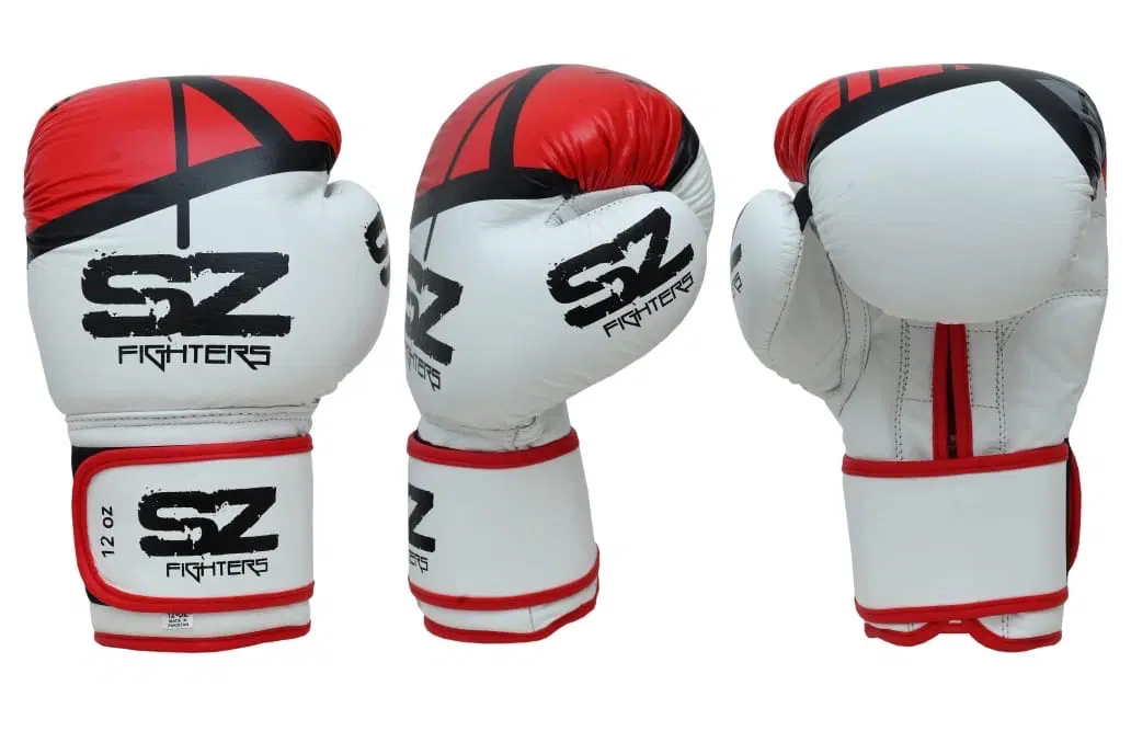 SZ Fighters – Боксови ръкавици естествена кожа Evo Victory – Red