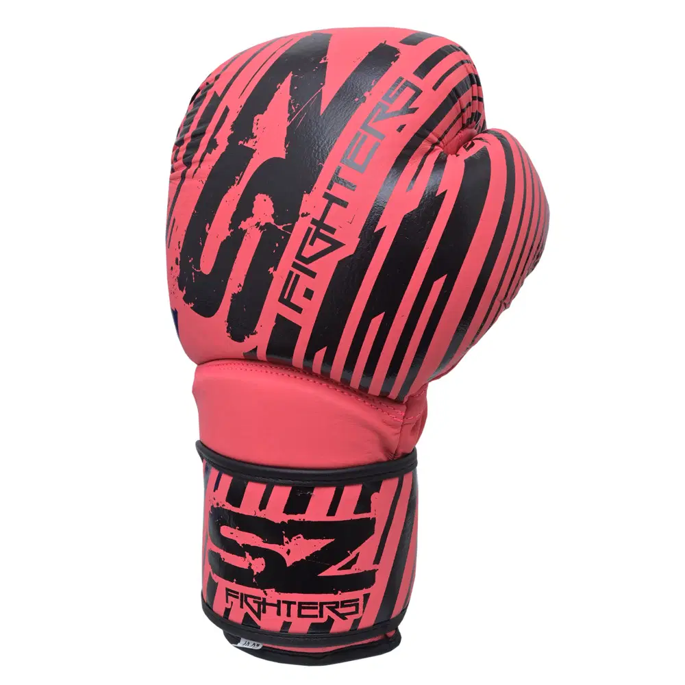 SZ Fighters – Боксови ръкавици естествена кожа Plasma 2.0  Pink – Black