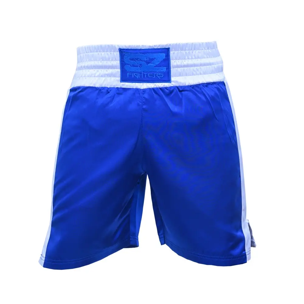 SZ Fighters – Боксови шорти Classic – Blue, заден изглед