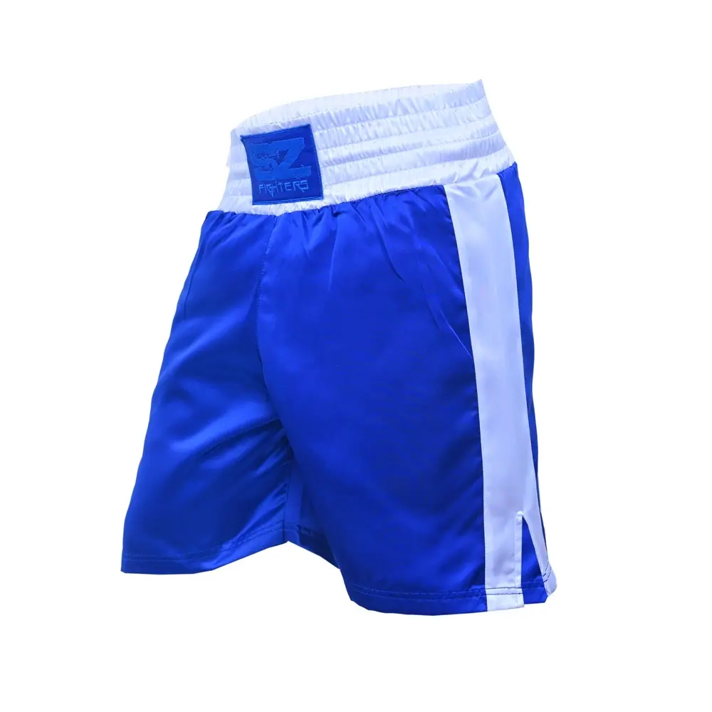 SZ Fighters – Боксови шорти Classic – Blue, страничен изглед