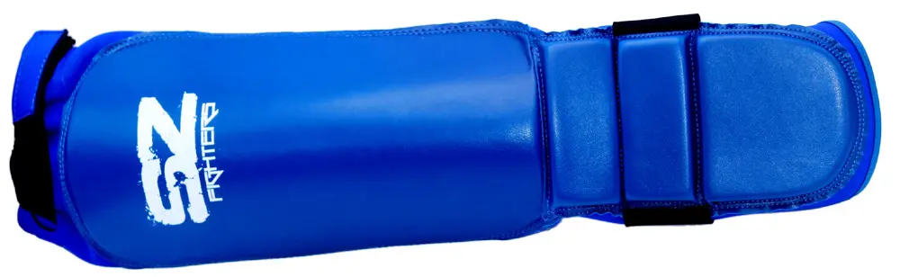 SZ Fighters – ММА Протектор за Крака – Blue, преден изглед на един брой