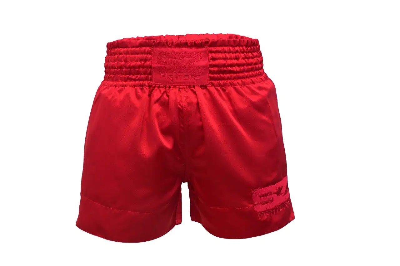 SZ Fighters – Шорти за Муай Тай и Кикбокс Classic – Red/Red