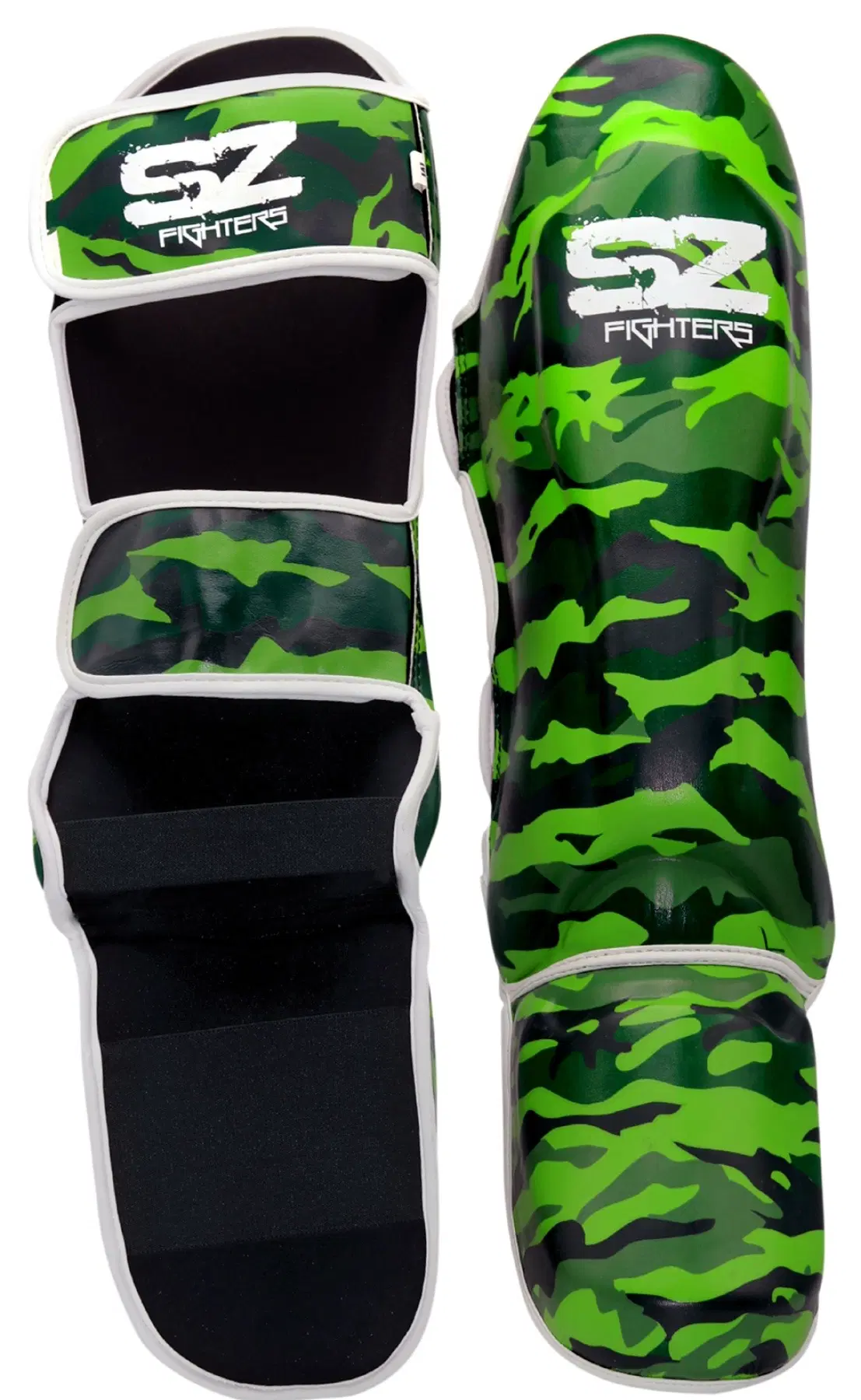 SZ Fighters – Тай Протектори за Крака Camo – Green