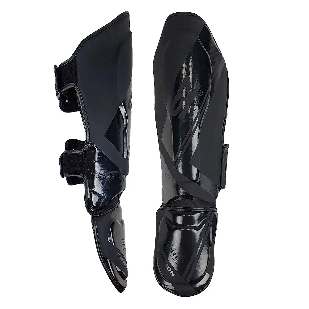 SZ Fighters – Тай Протектори за Крака Indigo – Black Matt