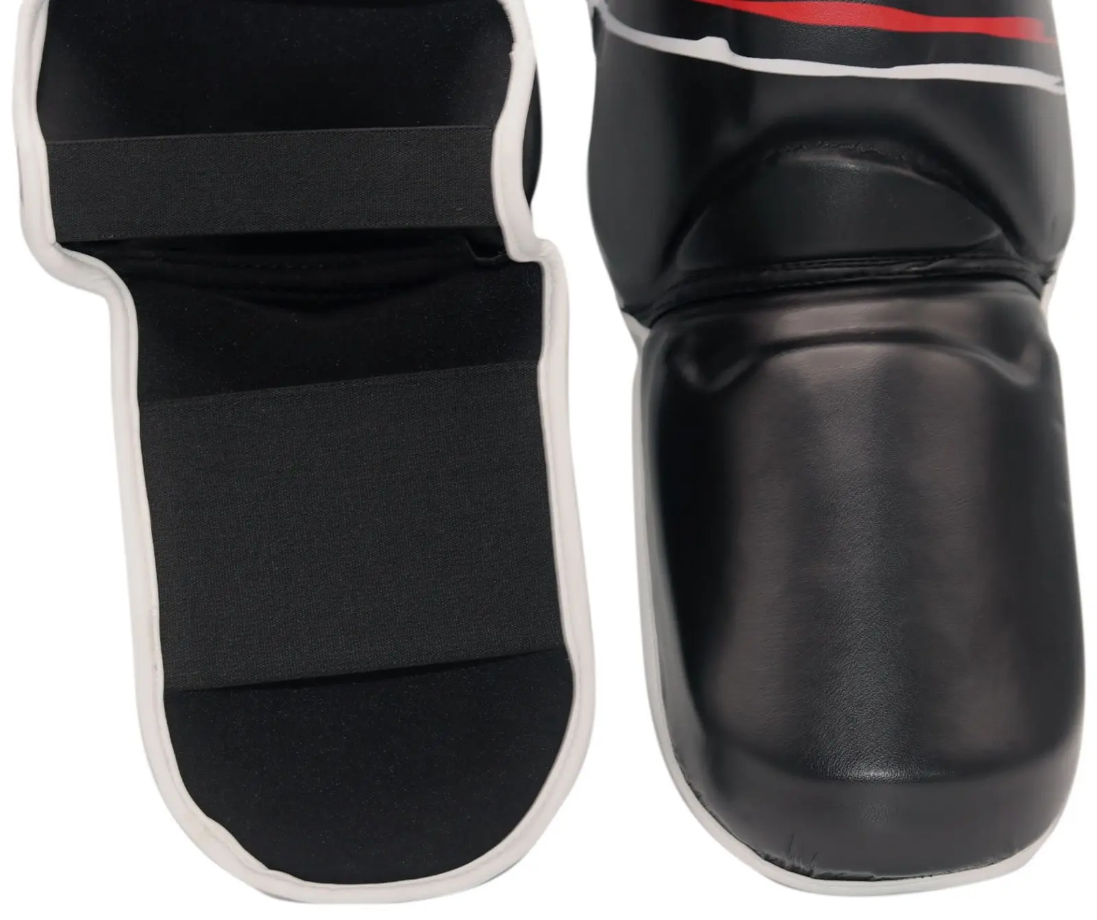 SZ Fighters – Тай Протектори за Крака Madness – Black/Red – детайл опора