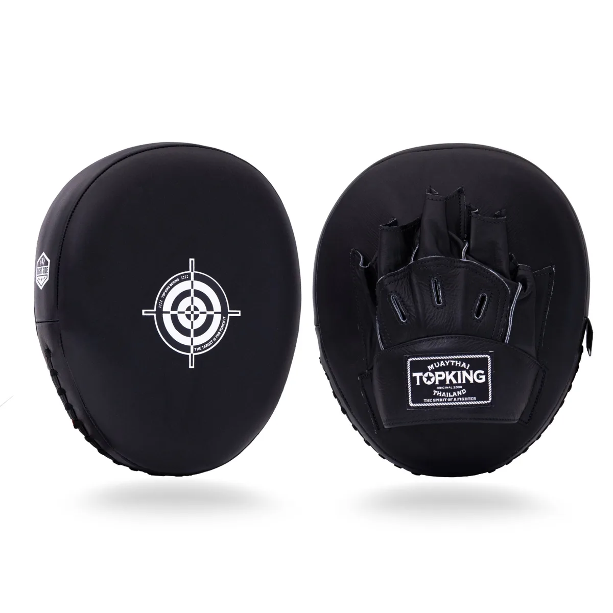 Черни фокус лапи TOPKING BLACK FOCUS MITTS AIR от Top King, Тайланд, за бойни спортове