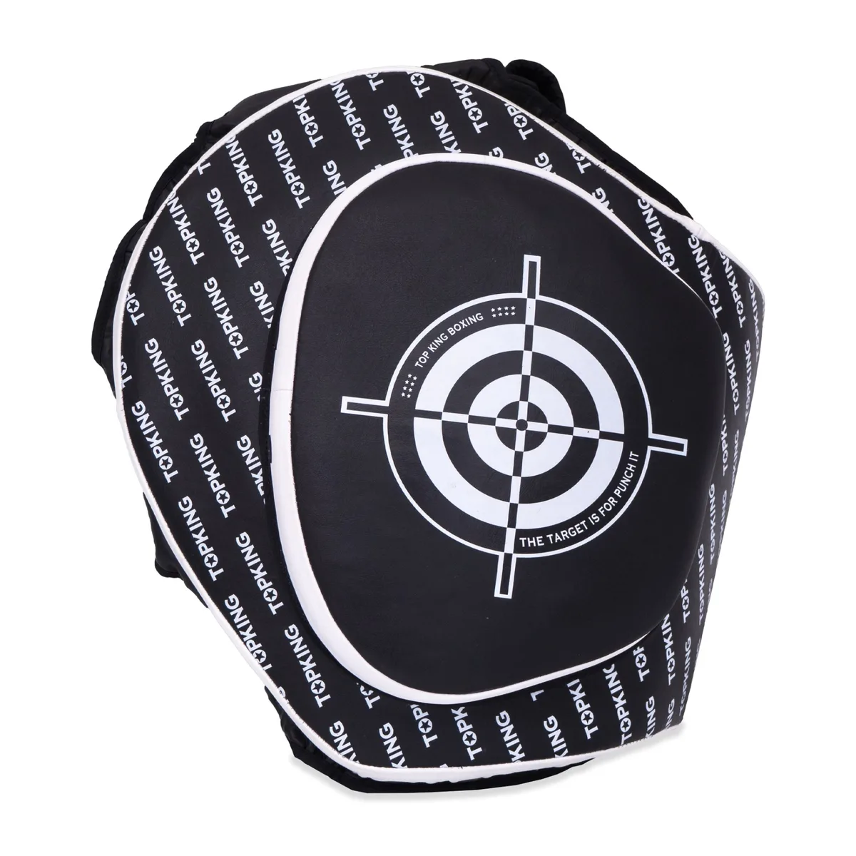 Top King Black Thigh Pads – страничен изглед, показващ дебелината и извивката за крака