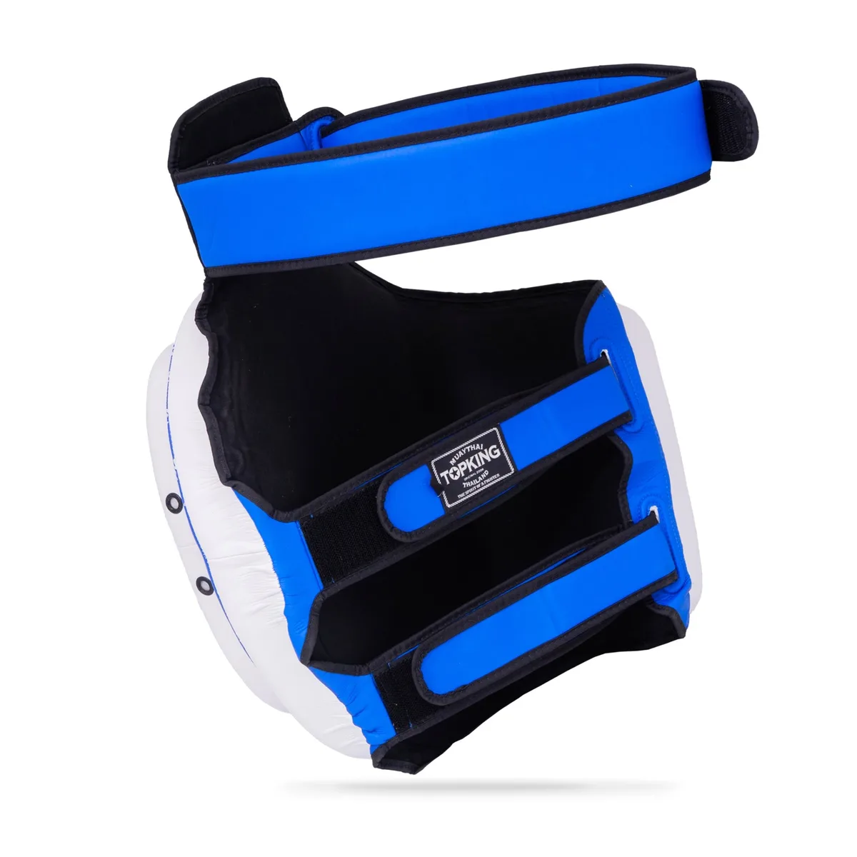 Протектори за бедра Top King Blue Thigh Pads в синьо, с логото на марката