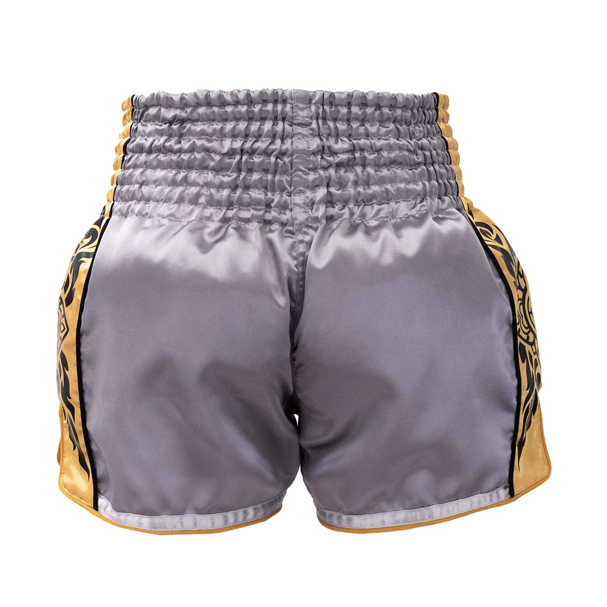 TOPKING BOXING SHORTS GREY 276 в близък план, подчертаващ сивия цвят и текстурата на материала